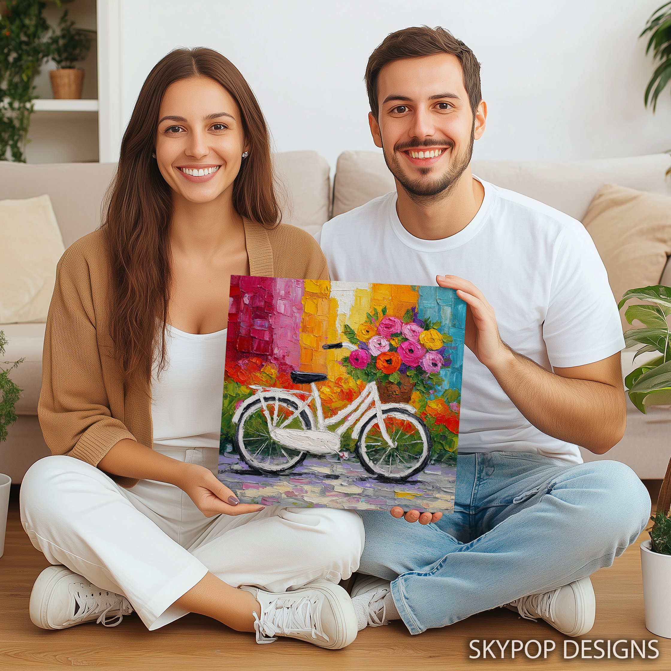 9.jpg Bicycle Flower Basket Art