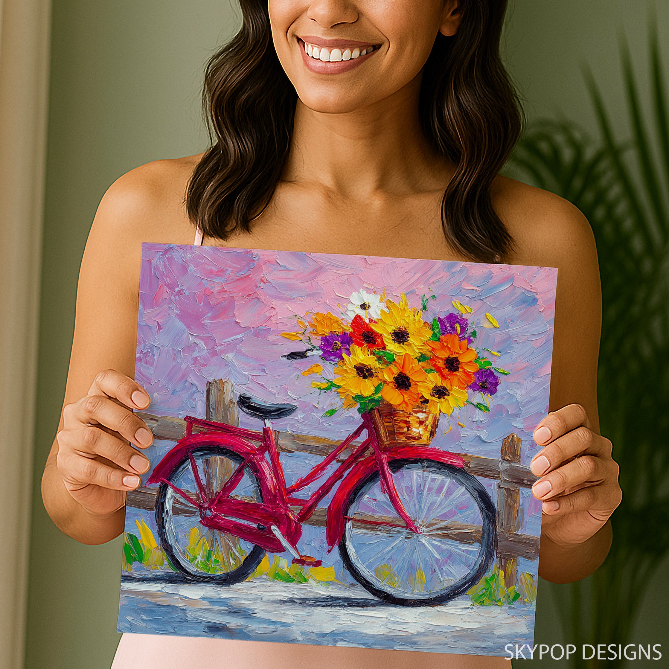 9.jpg Bicycle Flower Basket Art