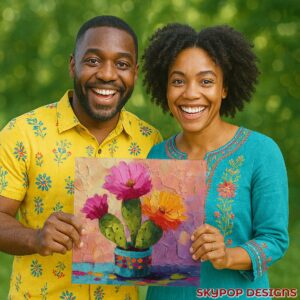 Cactus Bloom Art