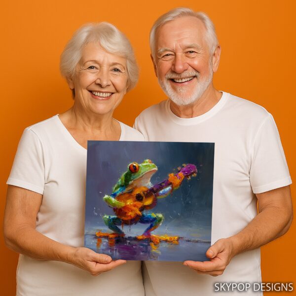 Frog Guitar Art