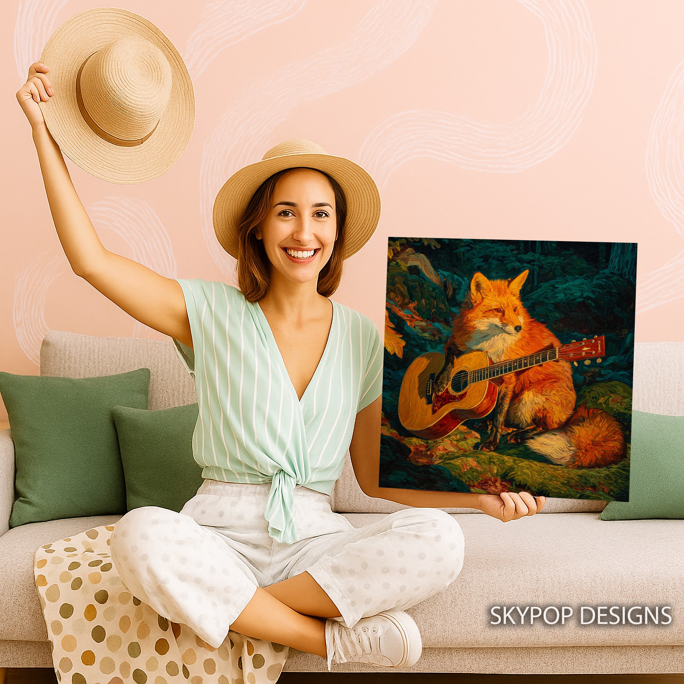9.jpg Fox Guitar Art