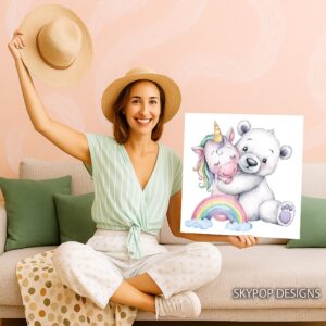 Bear and Unicorn Art