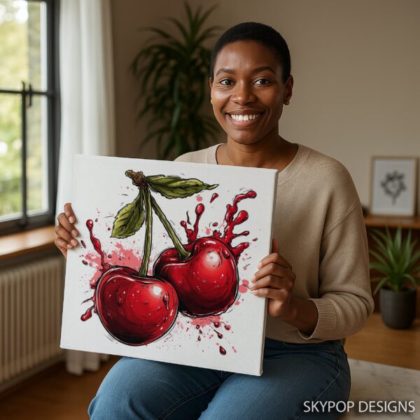 Cherry Splash Art