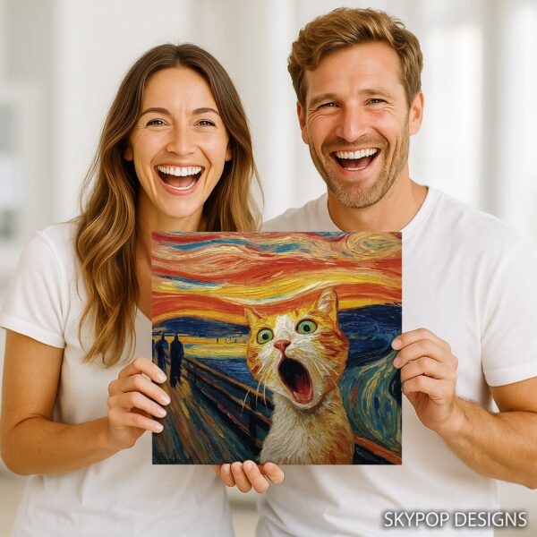 Screaming Cat Art