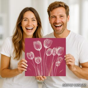 Ethereal Tulip Art