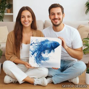Blue Fish Art
