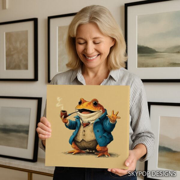 Gentleman Frog Art