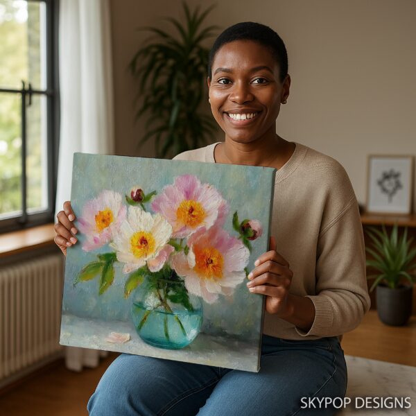 Peony Bouquet Art
