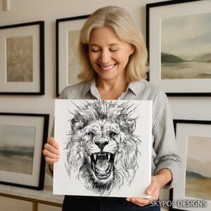 Roaring Lion Art