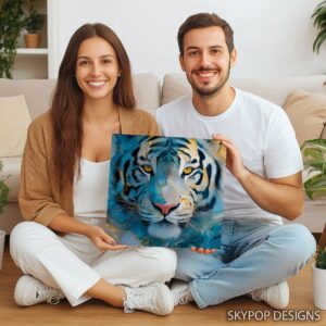 Blue Tiger Art