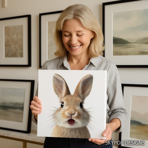 Surprised Bunny Art