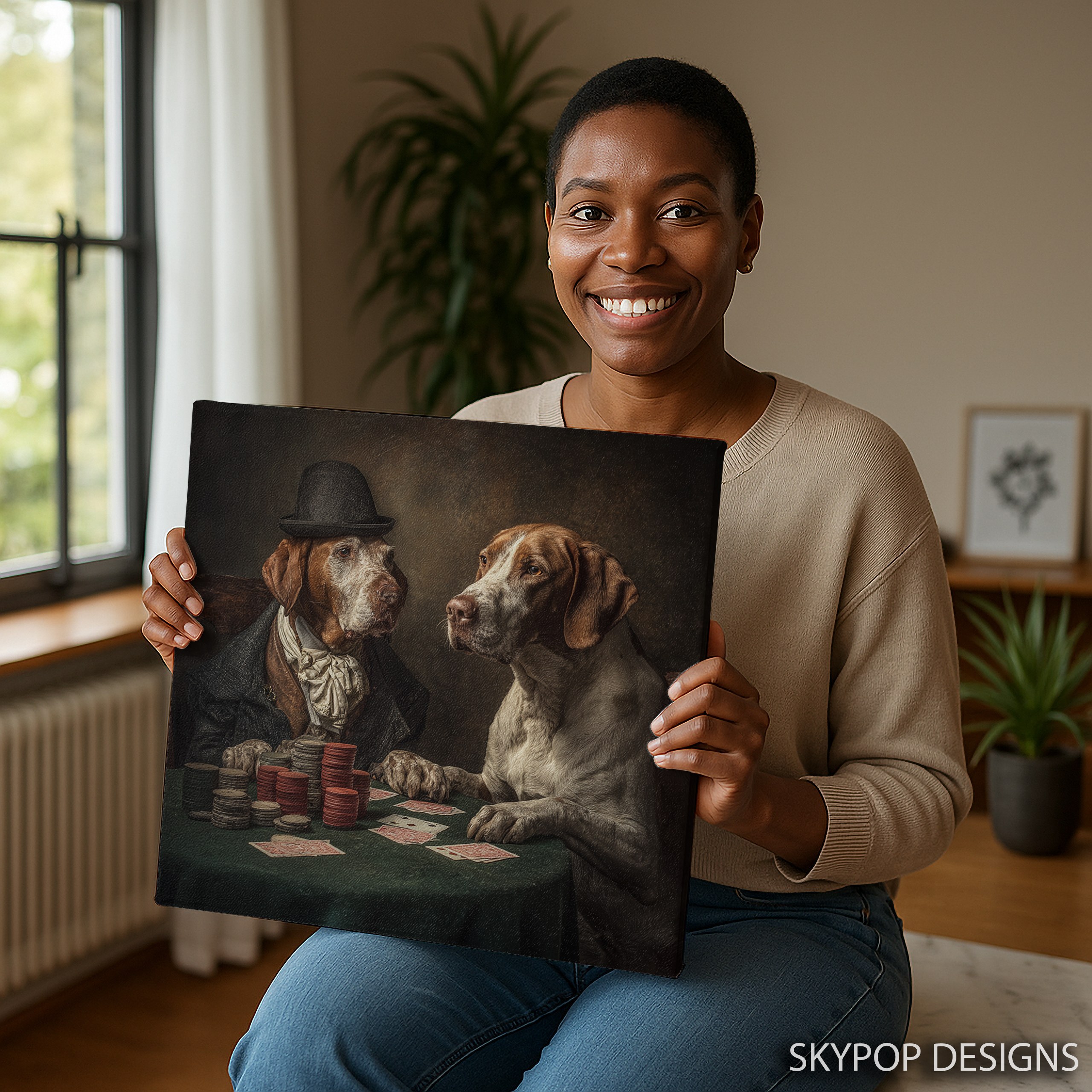 9.jpg Dog Poker Game Art