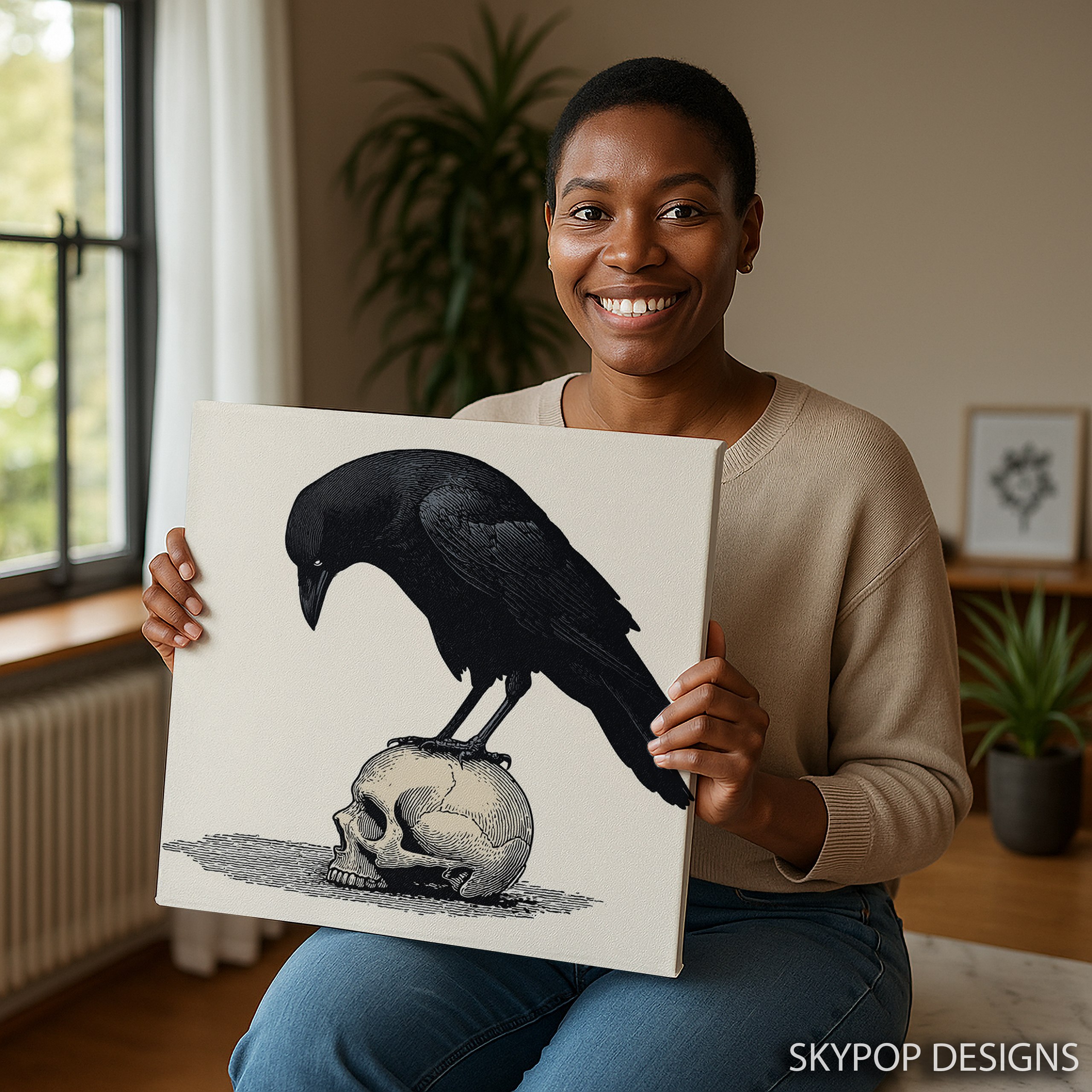 9.jpg Crow Art