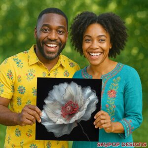 White Poppy Art