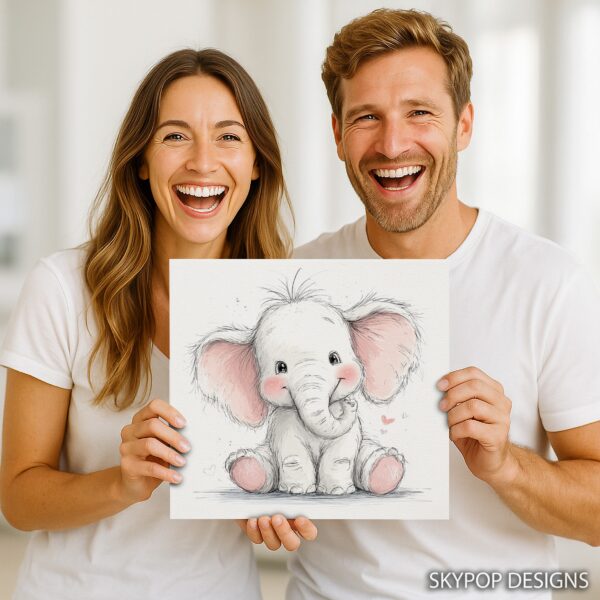 Baby Elephant Art