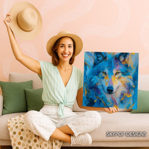 Blue Wolf Art