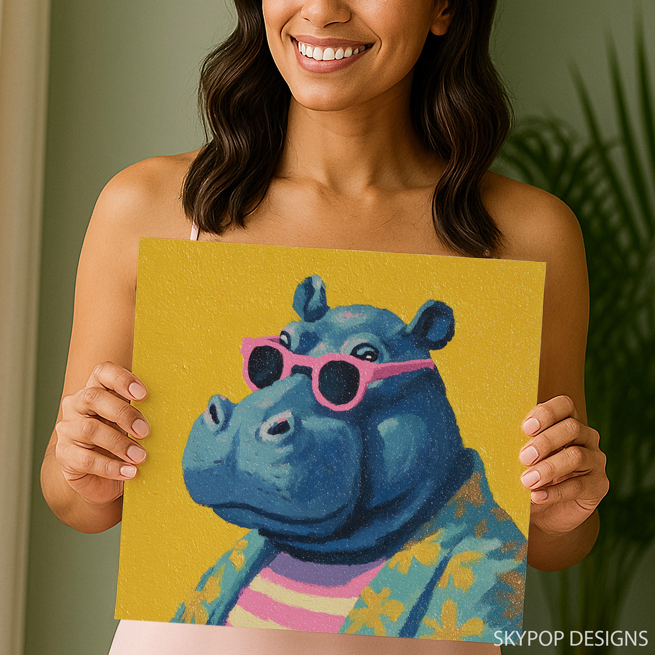9.jpg Hippo Sunglasses Art