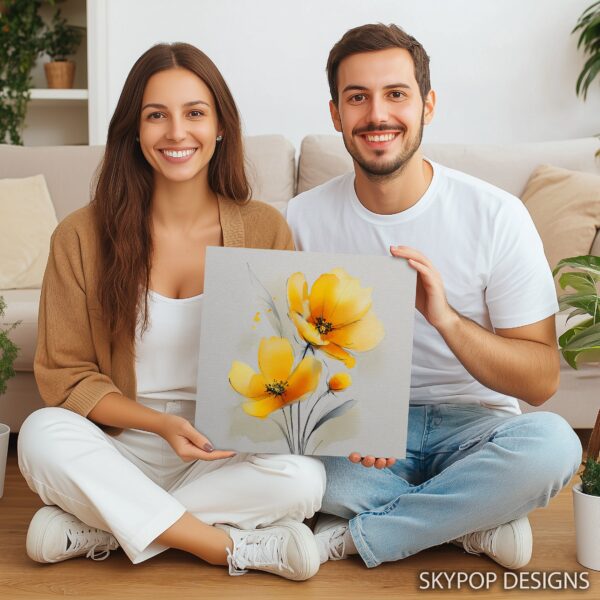 Yellow Poppy Art