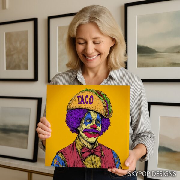 Taco Clown Art
