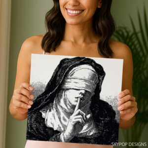 Silence Gesture Art
