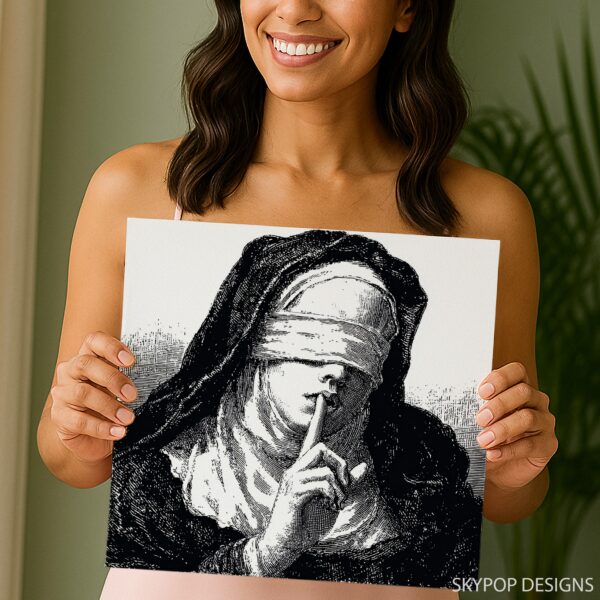 Silence Gesture Art