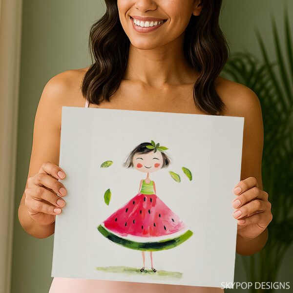 Watermelon Girl Art