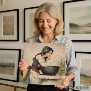 Vintage Water Pitcher Art