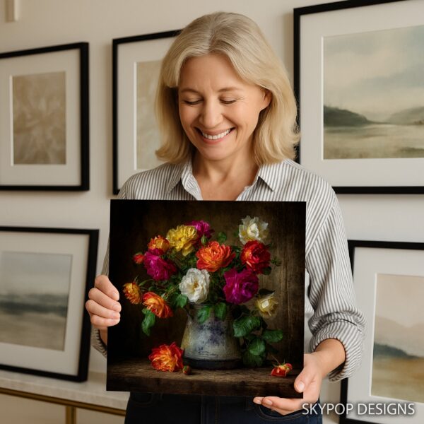 Vibrant Rose Bouquet Art