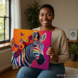 Zebra Butterflies Art