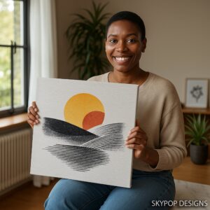Sunset Horizon Art