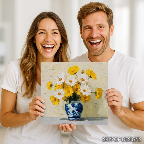 Sunshine Daisy Bouquet Art