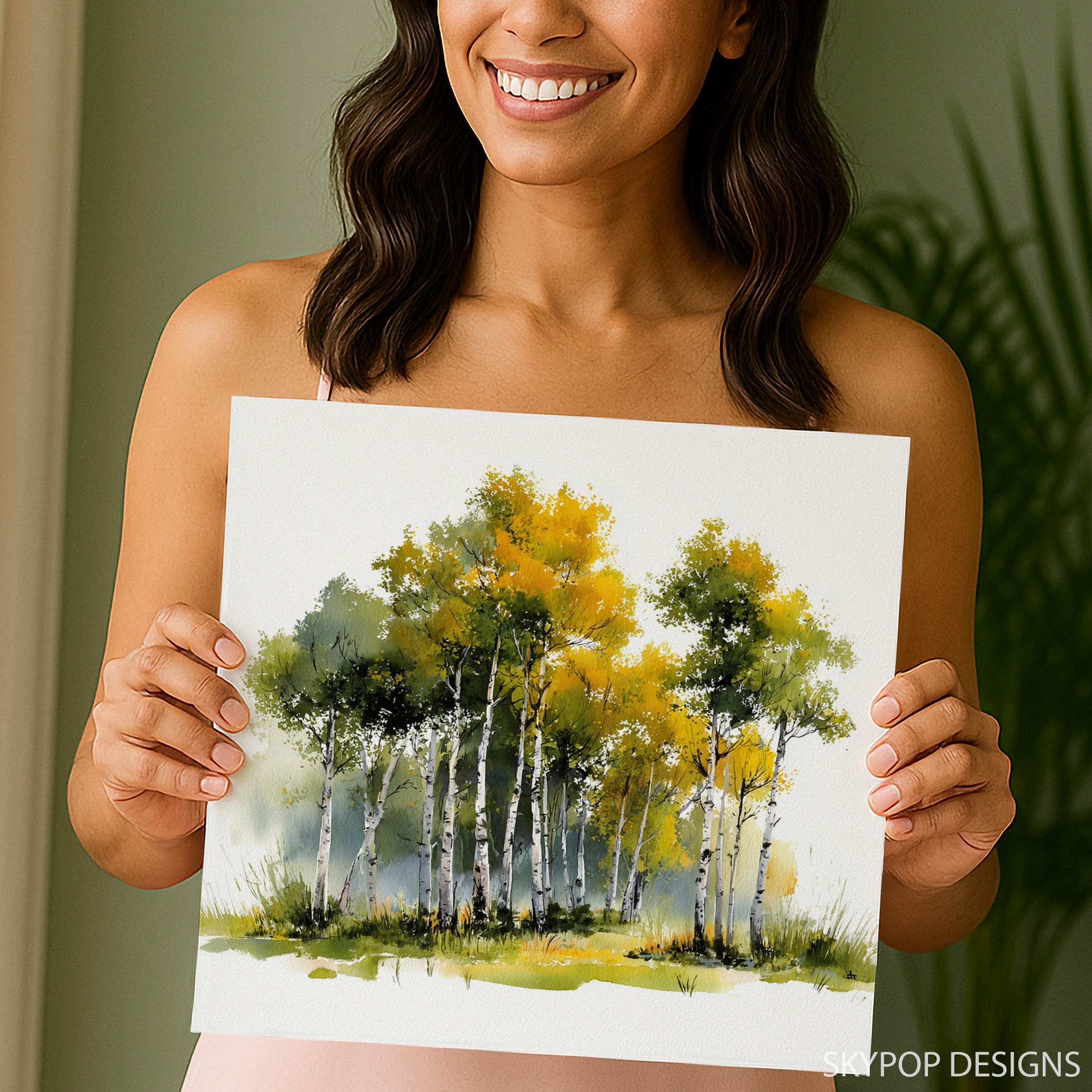 9.jpg Birch Forest Art