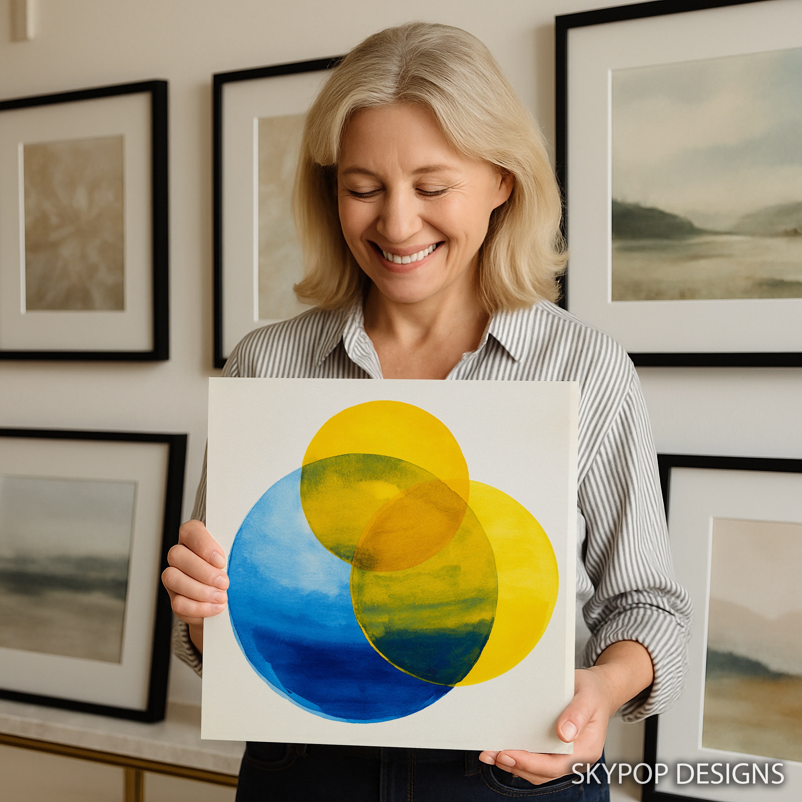 9.jpg Vibrant Circles Abstract Art