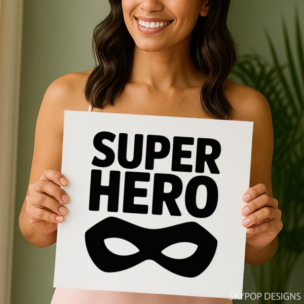 Superhero Mask Art