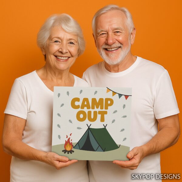 Camp Out Adventure Art
