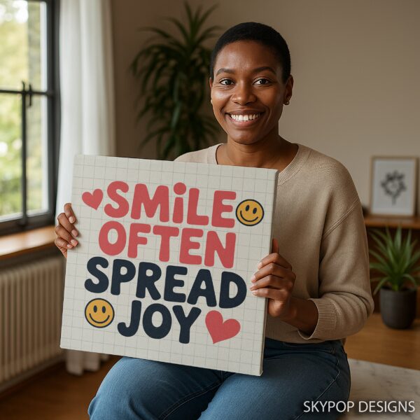 Smile Often Spread Joy Art