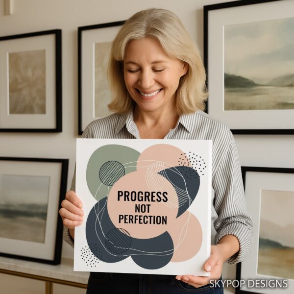 Progress Over Perfection Art