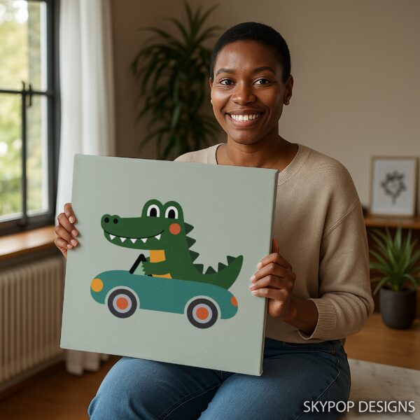 Crocodile Car Art