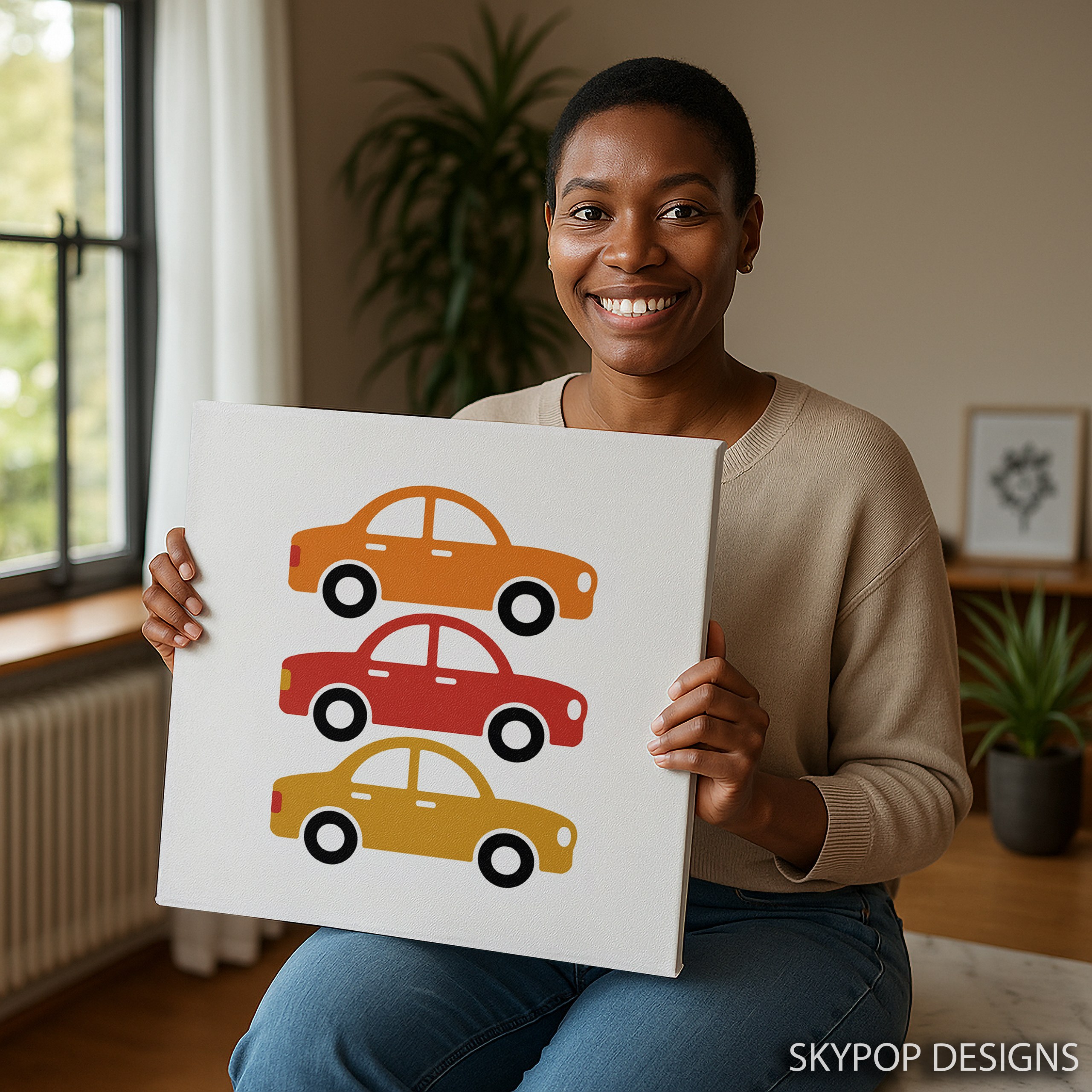9.jpg Colorful Retro Car Art