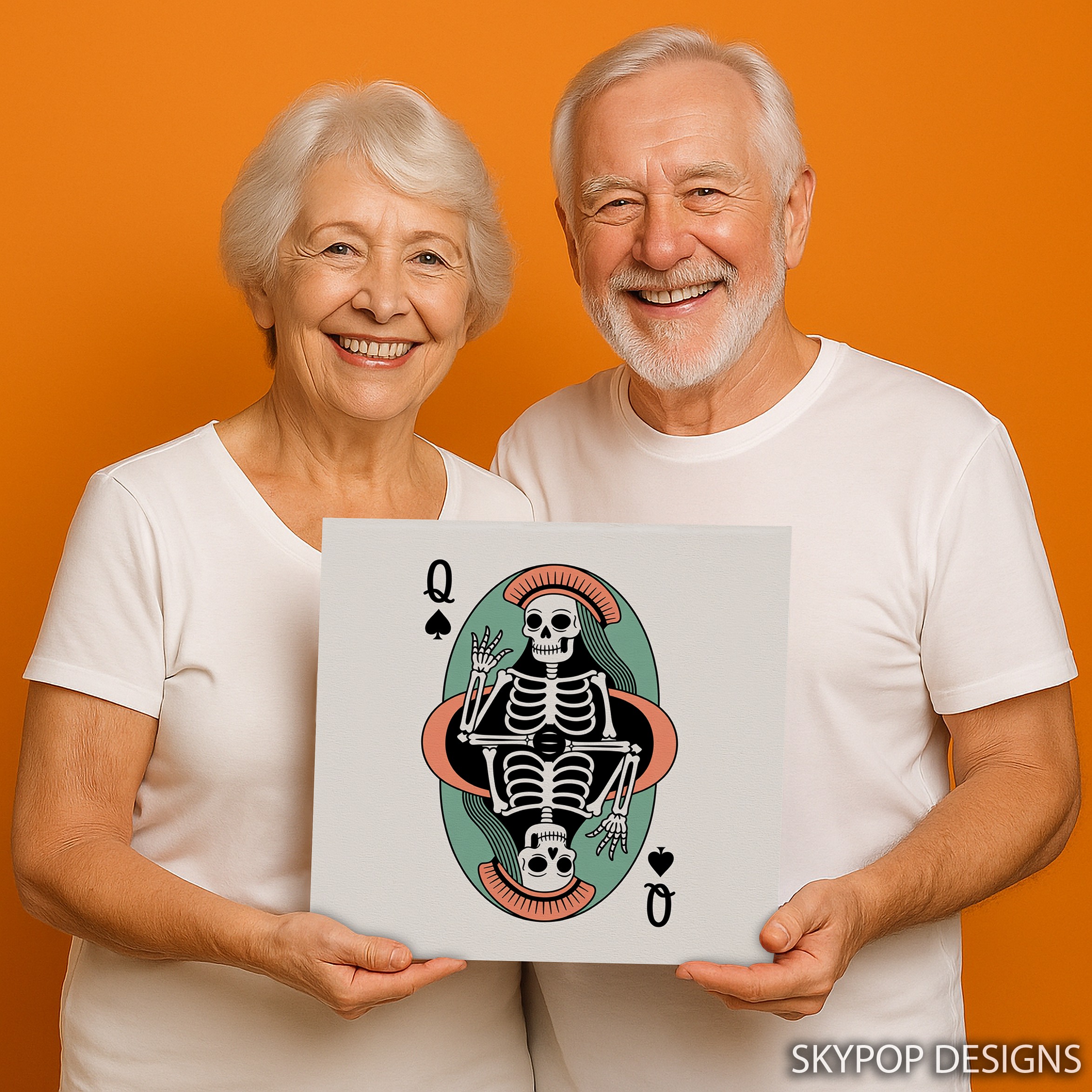 9.jpg Skeleton Playing Card Art