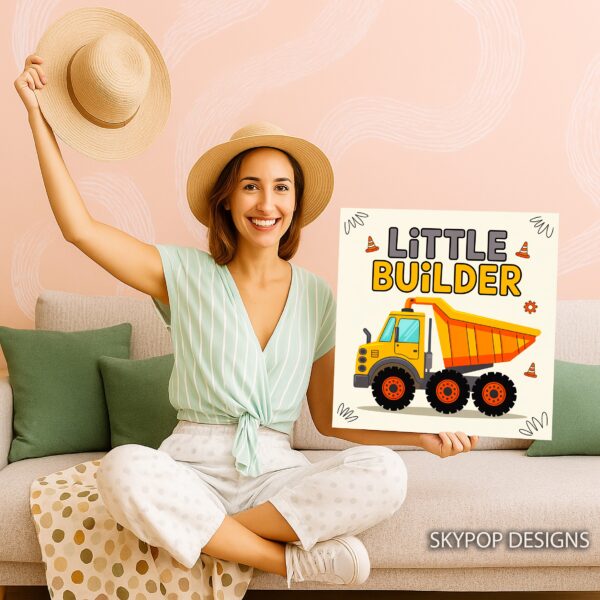 Little Builder Truck Art