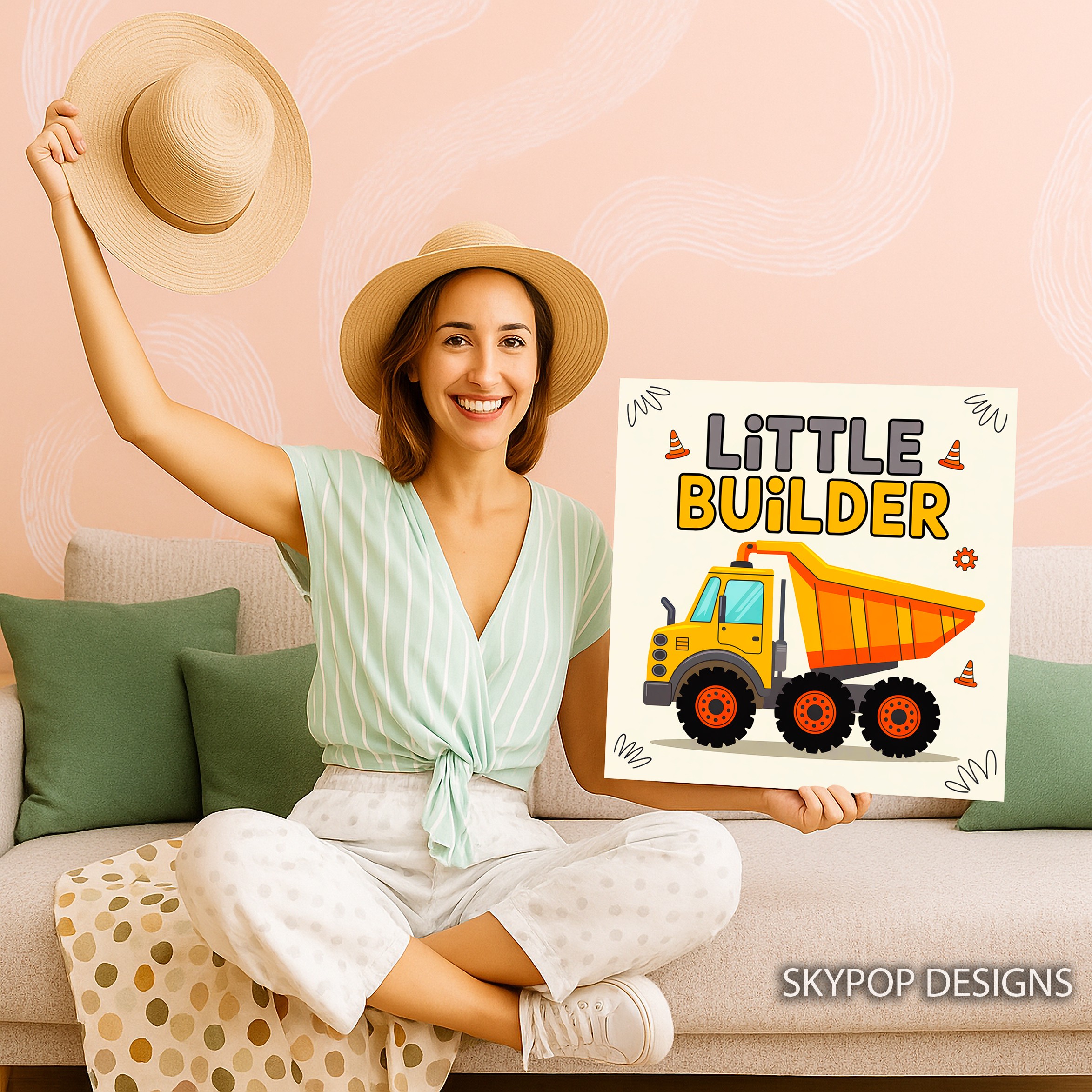 9.jpg Little Builder Truck Art