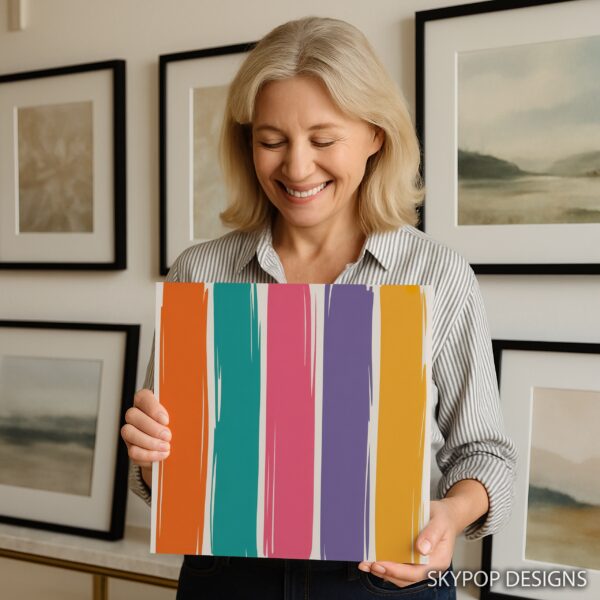 Vibrant Stripes Art