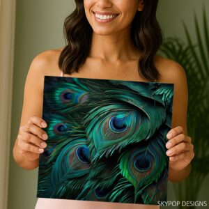 Peacock Feather Art
