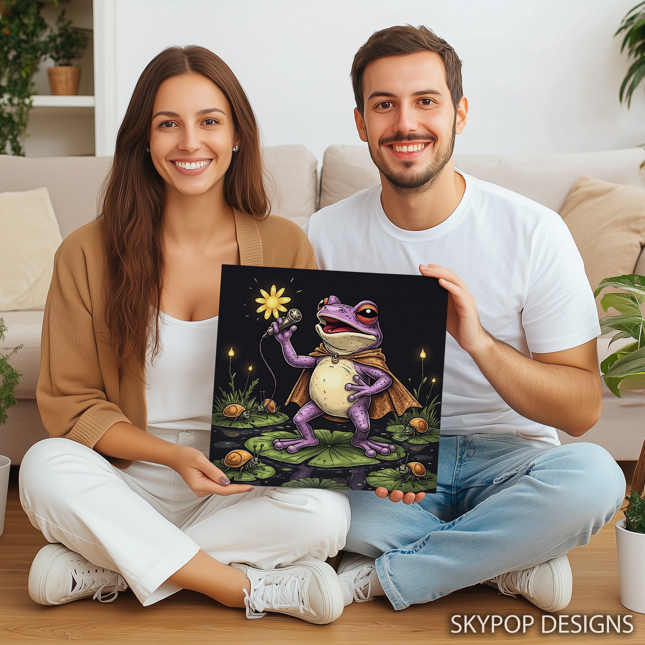 9.jpg Singing Frog Art