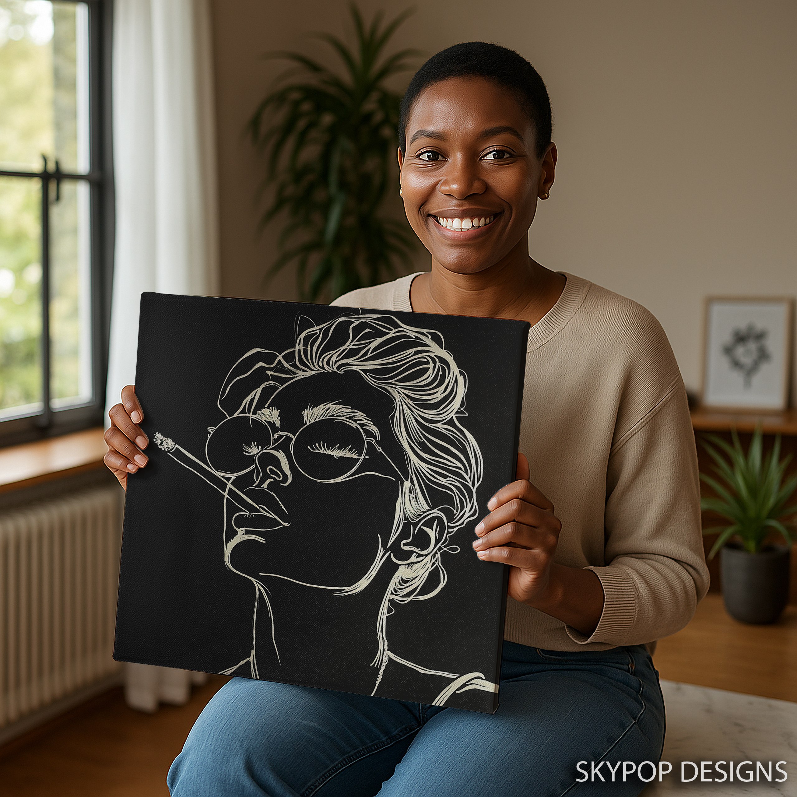 9.jpg Line Art Portrait Art
