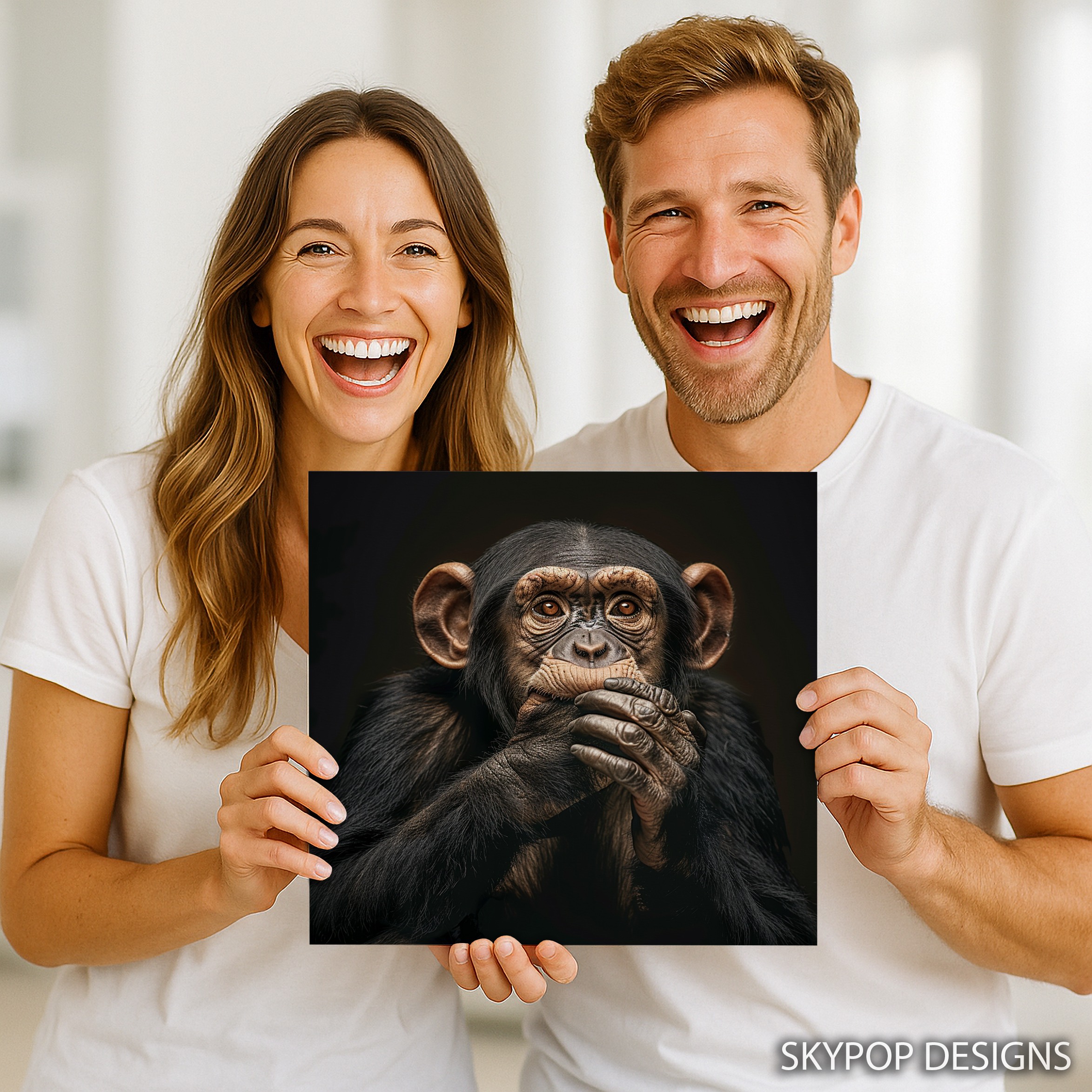 9.jpg Chimpanzee Art