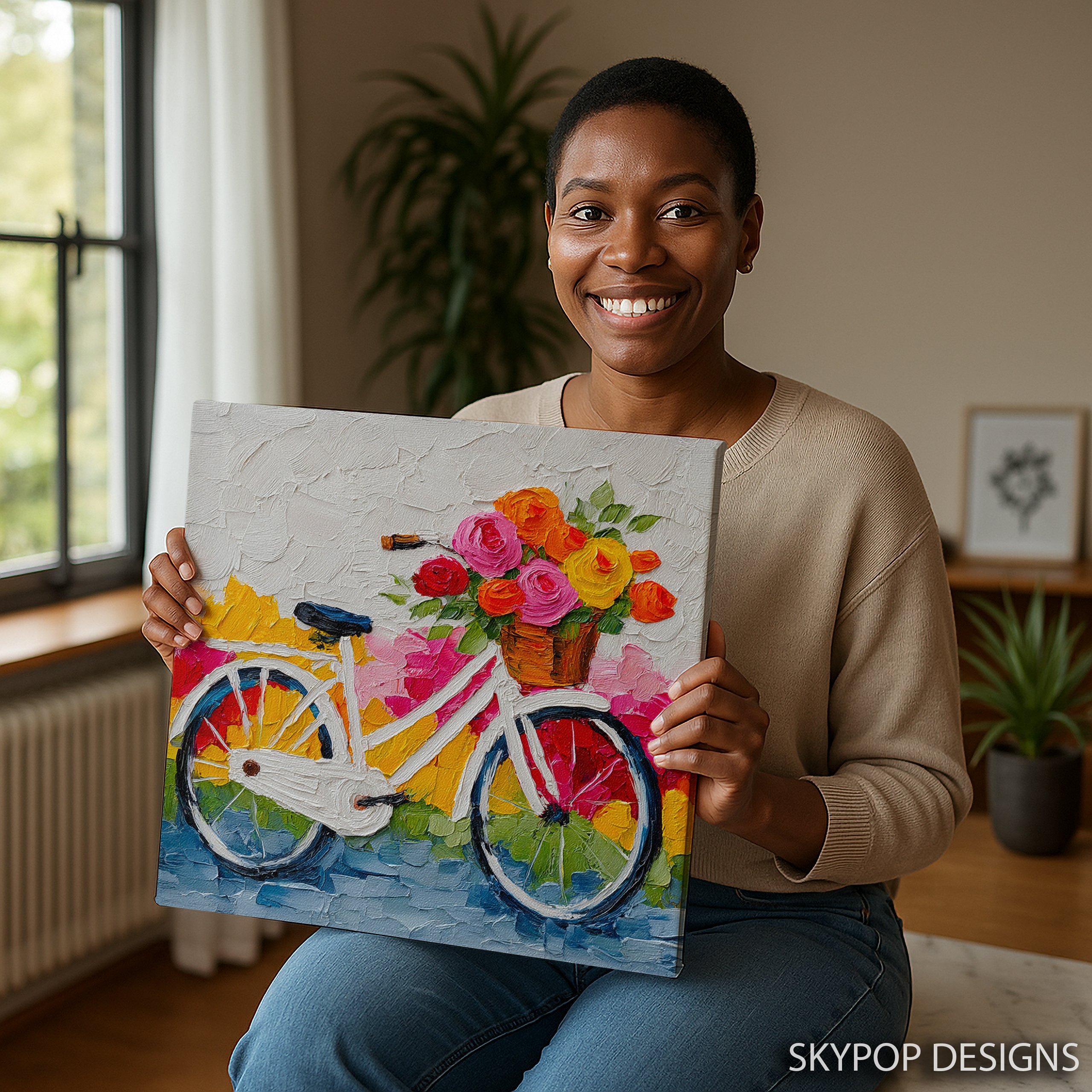9.jpg Bicycle Flower Basket Art