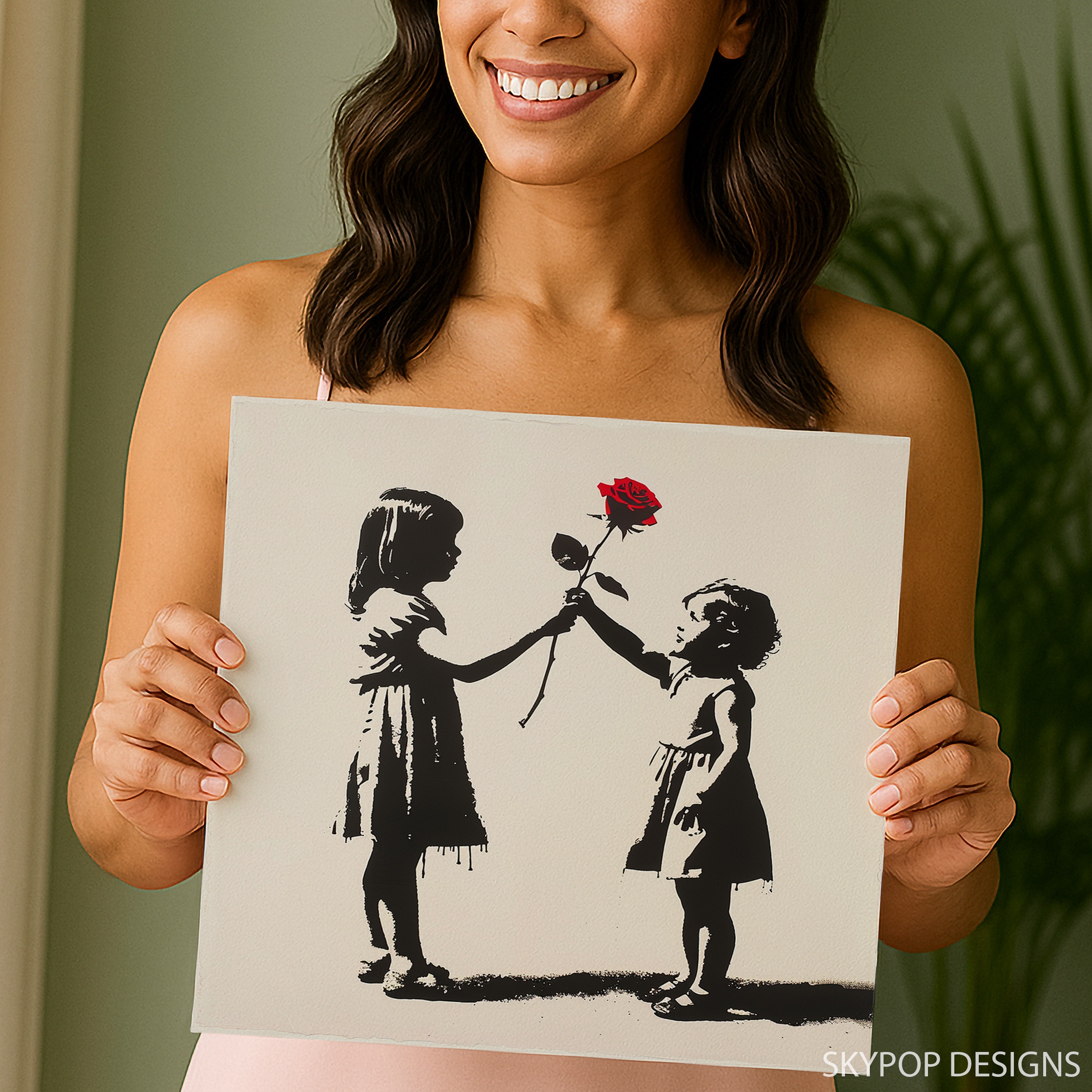 9.jpg Red Rose Silhouette Art