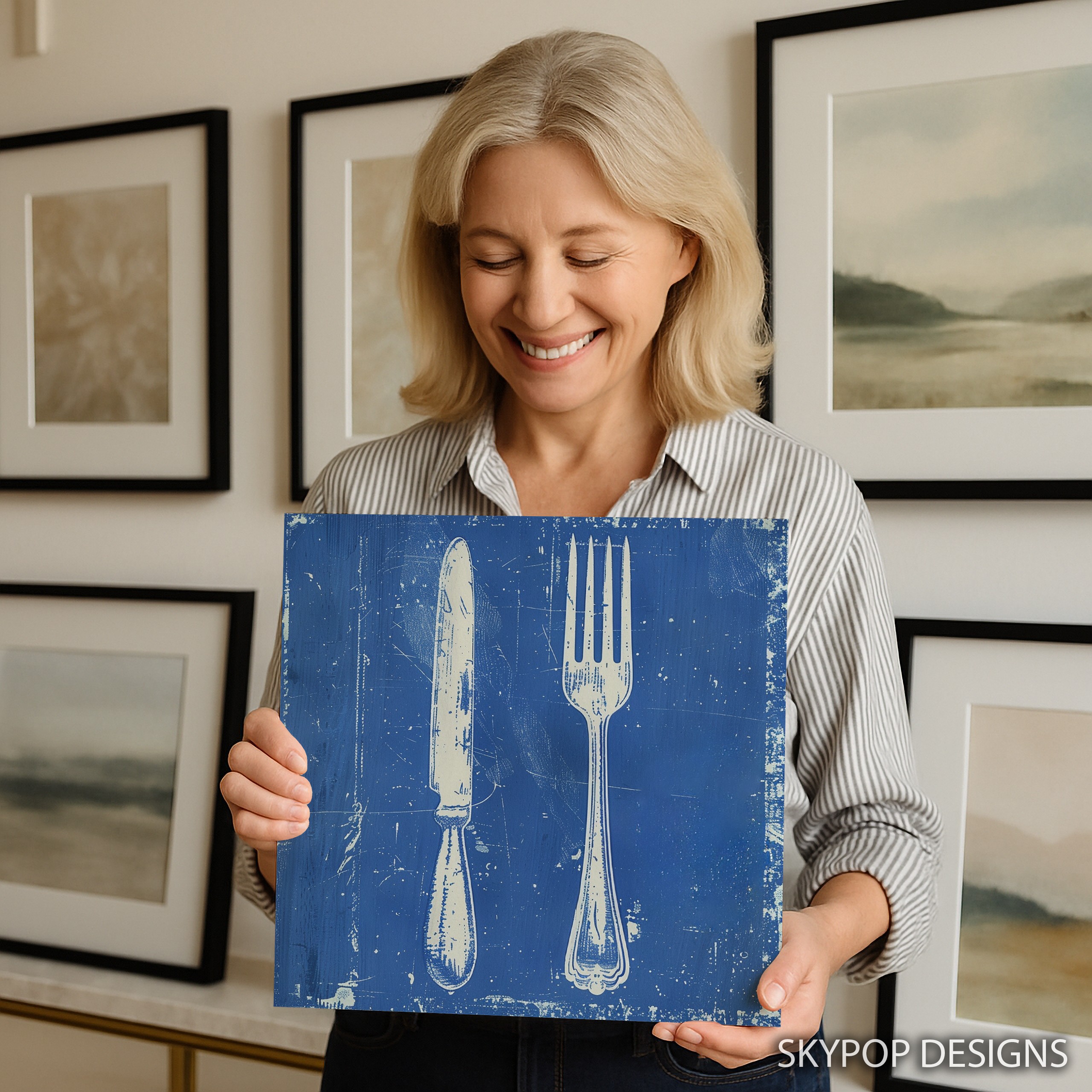 9.jpg Vintage Knife and Fork Art
